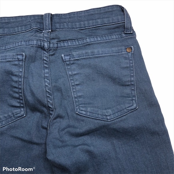 Vince Crop Skinny Ankle Glacier Blue Stretch Jeans - Picture 14 of 16